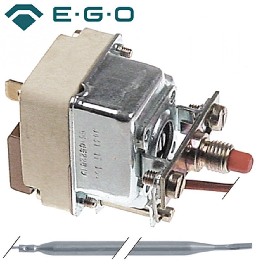 Termostat de siguranta 230°C, 16 A, bulb ø 6 x 133 mm capilar 870 mm - 375617