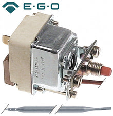 Termostat de siguranta 230°C, 16 A, bulb ø 6 x 133 mm capilar 870 mm - 375617