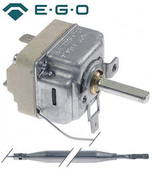 Termostat 31-110°C, contact 16 A, senzor ø 6x133 mm, capilar 880 mm - 375647