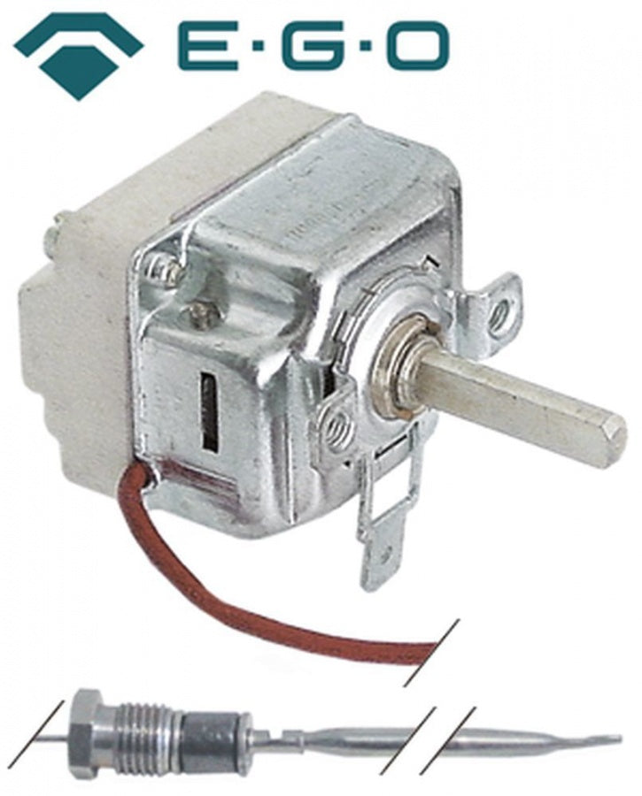 Termostat, temperatura maxima 255°C, gama temperatura 50-255°C, 1 contact, 16 A, senzor ø 3 mm, lungime senzor 219 mm - Cod 375652