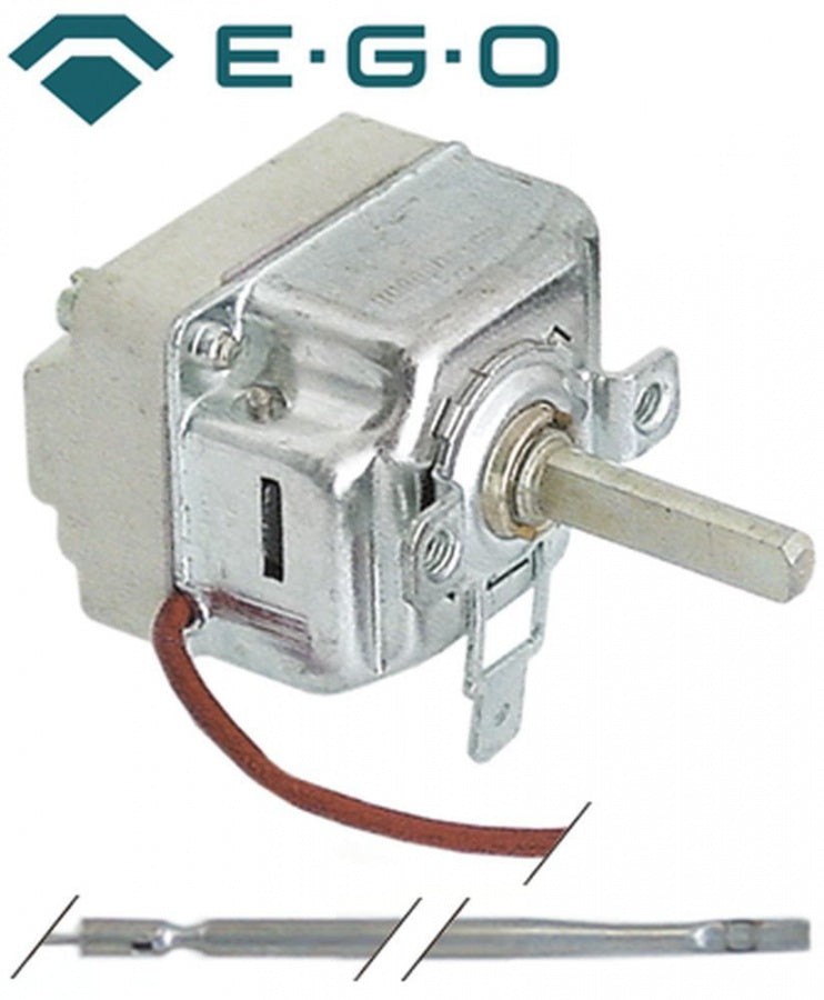 Termostat, temperatura maxima 280°C, gama temperatura 58-285°C, 1 contact, 16 A, senzor ø 3,1 mm, lungime senzor 226 mm - Cod 375653