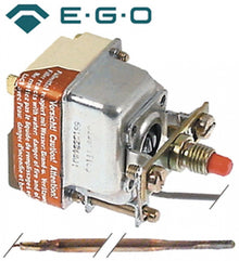 Termostat, 410°C, 1 contact, 16 A, senzor ø 4 mm, lungime senzor 228 mm, lungime tub capilar 1500 mm - Cod 375663