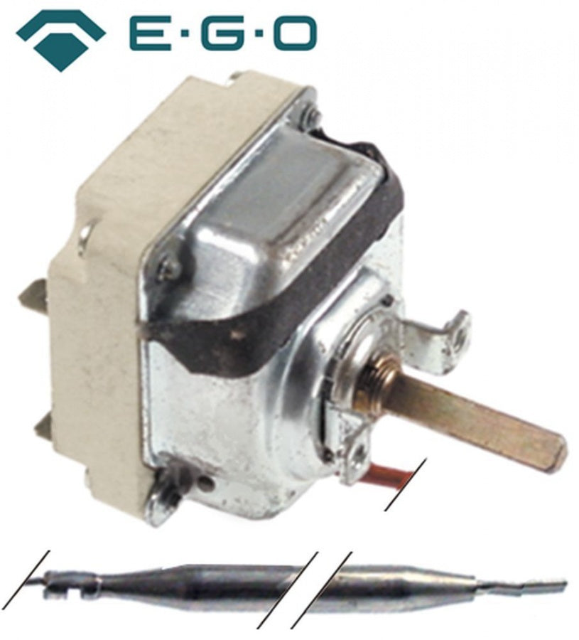 Termostat, temperatura maxima 110°C, gama temperatura 30-110°C, 3 contacte, 16 A, senzor ø 6 mm, lungime senzor 131 mm - Cod 375671