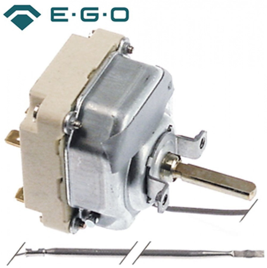 Termostat trifazic 50-300°C, cu 3 contacte 3NO, 16 A, bulb ø 3,1 x 226 mm, EGO - 375685