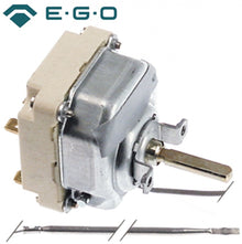 Termostat trifazic 50-300°C, cu 3 contacte 3NO, 16 A, bulb ø 3,1 x 226 mm, EGO - 375685