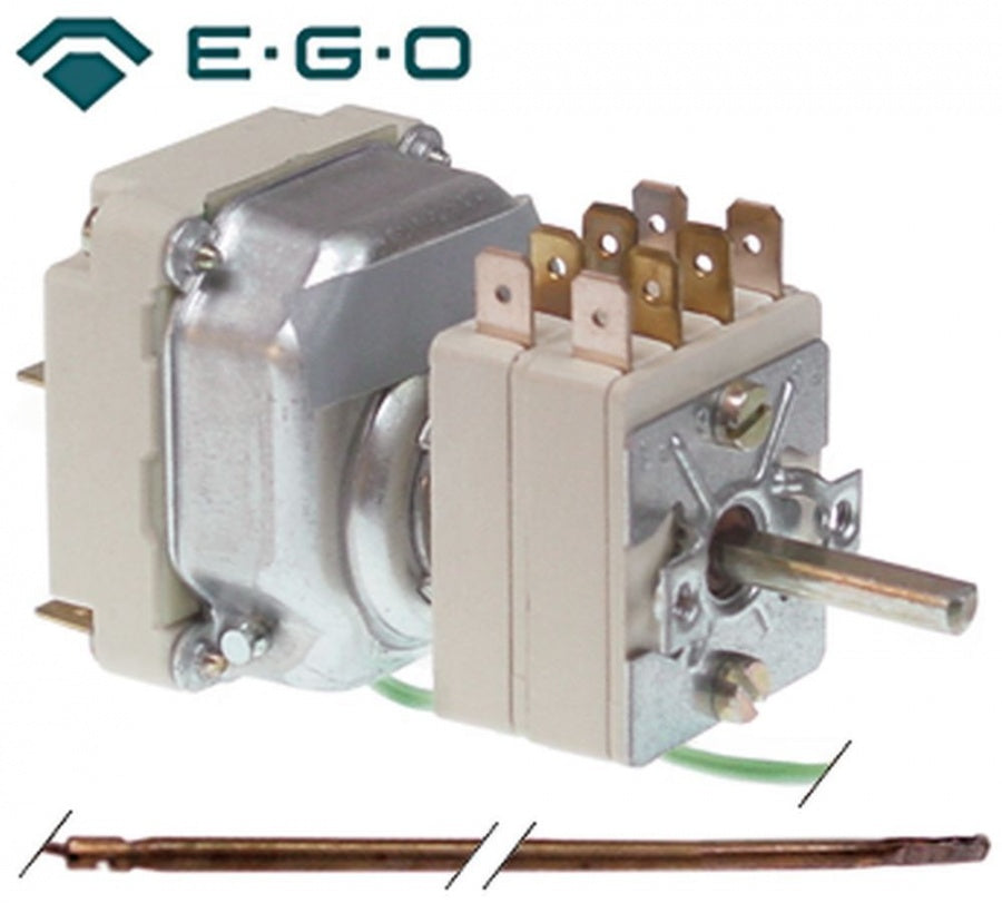thermostat t.max. 390°C temperature range 60-390°C 3-pole 3NO 16A probe ø 3,9mm probe length 228mm