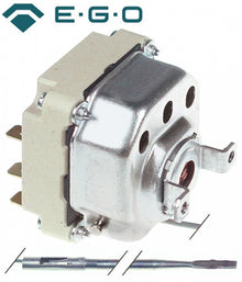 Termostat fix 120°C cu 2 contacte in comutatie 2CO, 16 A bulb ø 3,1 x 305 mm, capilar 720 mm - 375697