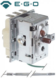 Termostat, 250°C, 3 contacte, 20 A, senzor ø 3,1 mm, lungime senzor 307 mm, lungime tub capilar 710 mm - Cod 375698