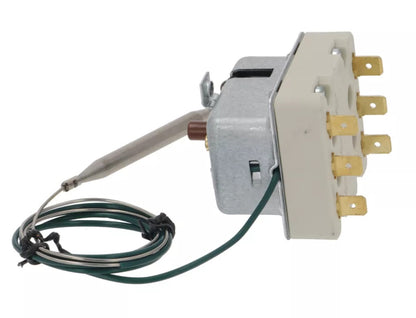 Termostat de siguranta trifazic 240°C, cu 3 contacte 20A, senzor ø 6 x 87 mm, lungime tub capilar 890 mm - 375704