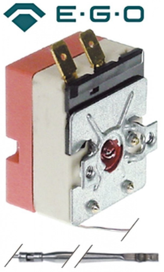 Termostat, temperatura maxima 82°C, gama temperatura fixa 40°C, 1 contact, 16 A, senzor ø 3 mm - Cod 375717