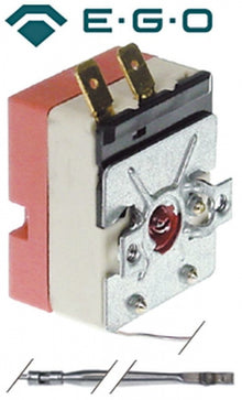 Termostat, temperatura maxima 82°C, gama temperatura fixa 40°C, 1 contact, 16 A, senzor ø 3 mm - Cod 375717