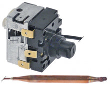 Termostat de siguranta reglabil 95-120°C, contact 16 A, bulb ø 6 x 75 mm, capilar 2 m, 60/60002995 - 375741