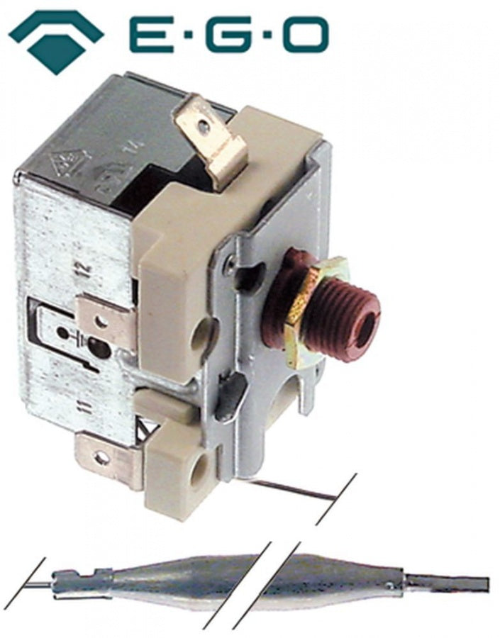 Termostat de siguranta 260°C, contact 16 A, senzor ø 6 x 77 mm, lungime tub capilar 860 mm - 375745