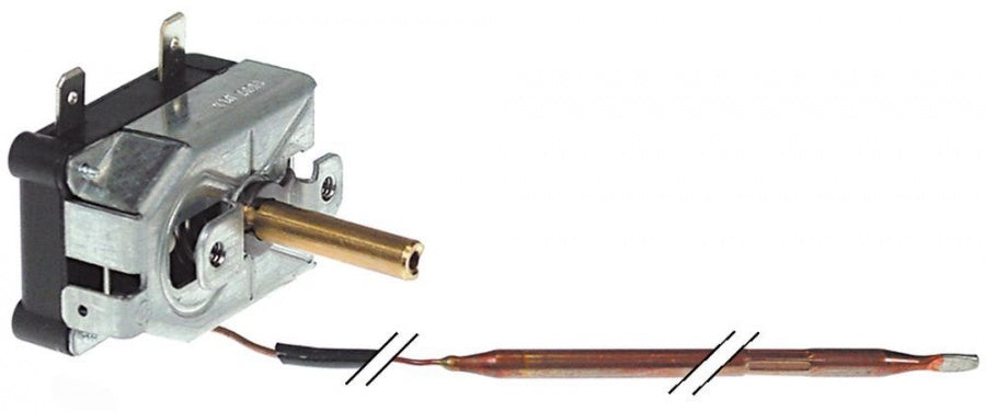 Termostat, 1 contact, 16 A, senzor ø 6 mm, lungime senzor 140 mm, lungime tub capilar 1370 mm - Cod 375758