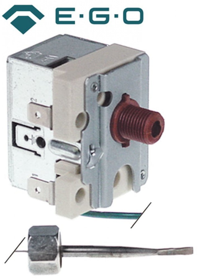Termostat de siguranta 365°C, contact 16A, bulb ø 4 x 96 mm, lungime tub capilar 1160 mm - 375774