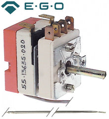 Termostat, gama temperatura 120-190°C, 1 contact, 16 A, senzor ø 3 mm, lungime senzor 248 mm - Cod 375780