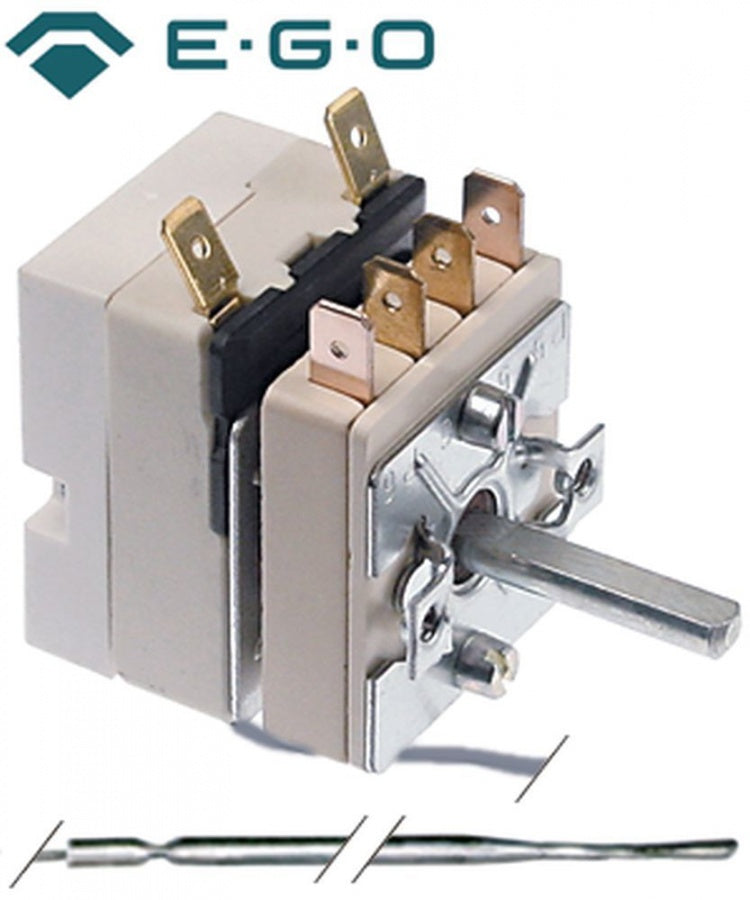 Termostat, temperatura maxima 128°C, gama de temperatura 30-128°C, 1 contact, 16 A, senzor ø 3,03mm - Cod 375782