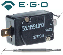 Termostat, 273°C, 1 contact, 16 A, senzor ø 6 mm, lungime senzor 77 mm, lungime tub capilar 400 mm - Cod 375790