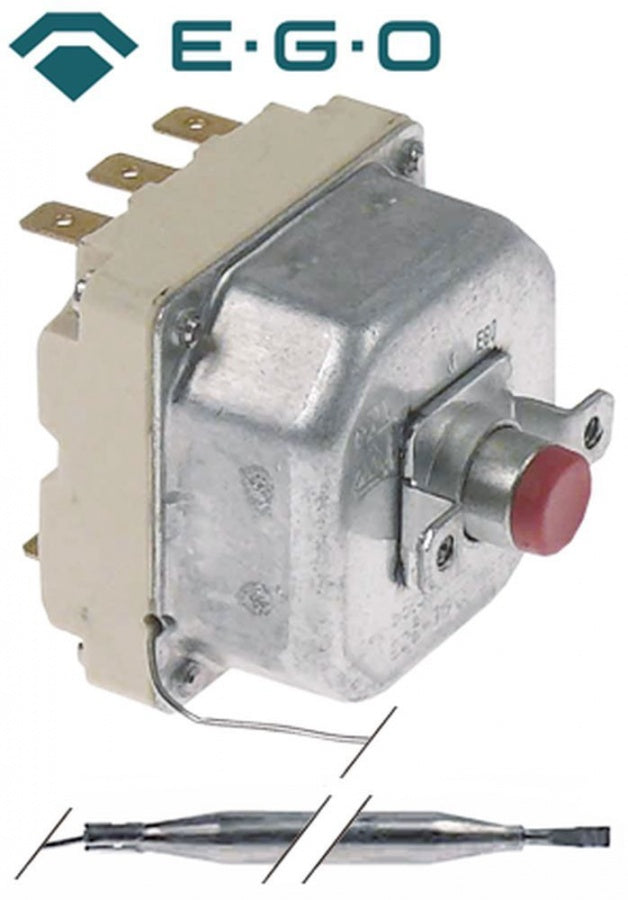 Termostat, 225°C, 3 contacte, 20 A, senzor ø 6 mm, lungime senzor 269 mm - Cod 375803