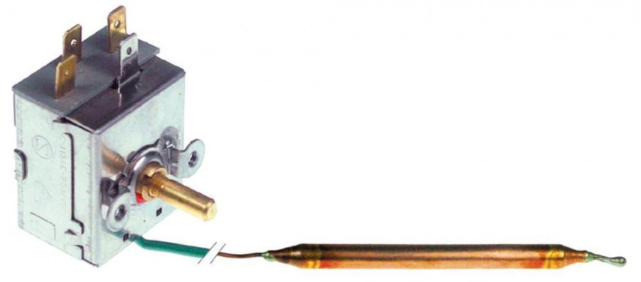 Termostat 0-90°C, Tempomatic ZA90D-553-12H, contact in comutatie 1CO, 15A, dimensiuni bulb ø 6,5 x 90 mm, lungime capilar 1 m - 375805