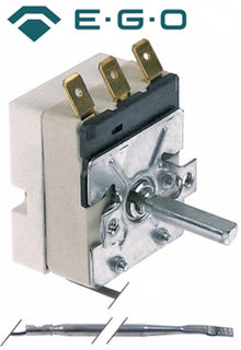 Termostat 50-280°C, contact in comutatie 1 CO, 16 A, bulb ø 3,1 x 160 mm, capilar 1430 mm - 375835