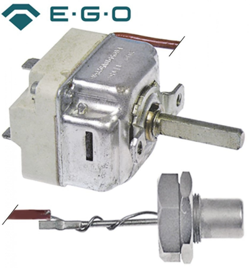 Termostat friteuza 100-180°C, contact 1 NO, 16 A, filet bulb M14x1, capilar 850 mm - 375844