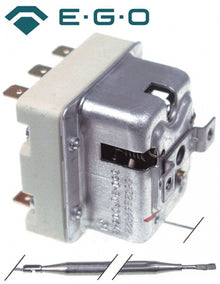 Termostat, 236°C, 3 contacte, senzor ø 6 mm, lungime senzor 77 mm, lungime tub capilar 1190 mm - Cod 375873