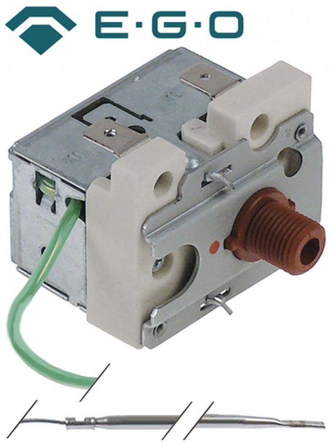 safety thermostat 132°C 1-pole 16A probe ø 3,1mm probe length 200mm capillary pipe length 860mm
