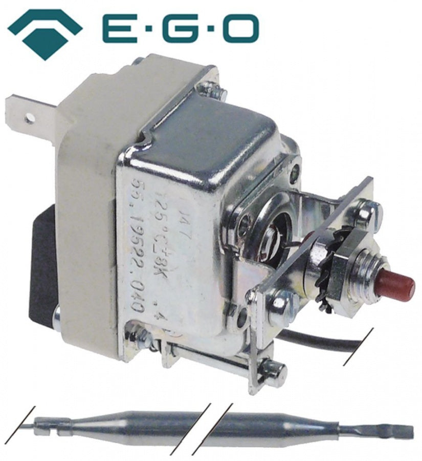 Termostat de siguranta, 125°C, 1 contact, 16 A, senzor ø 6 mm, lungime senzor 77 mm - 375902