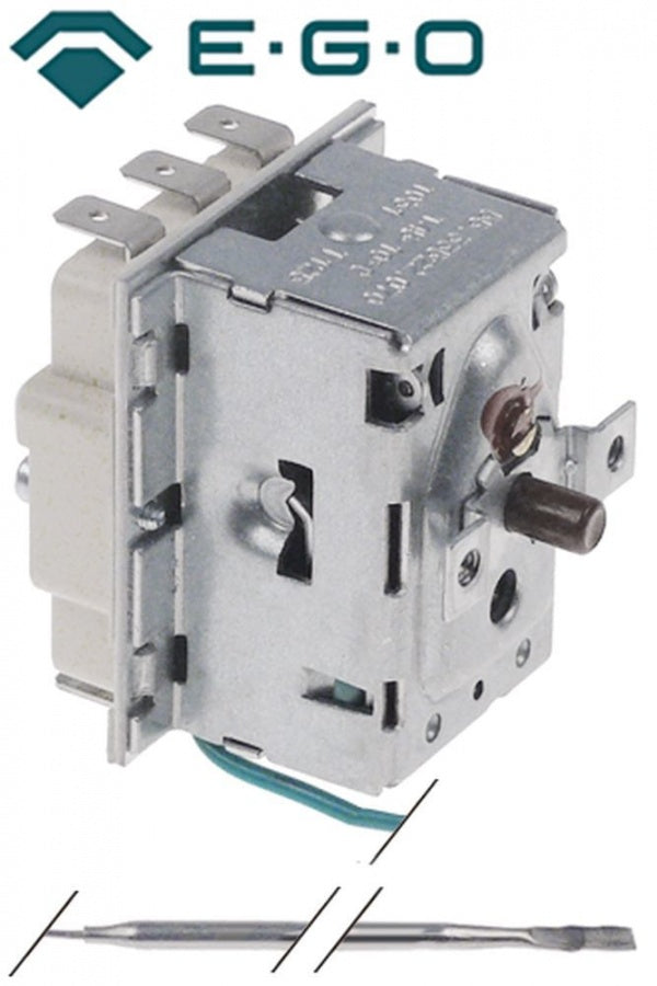 safety thermostat 145°C 3-pole 20A probe ø 3mm probe length 299mm capillary pipe length 870mm