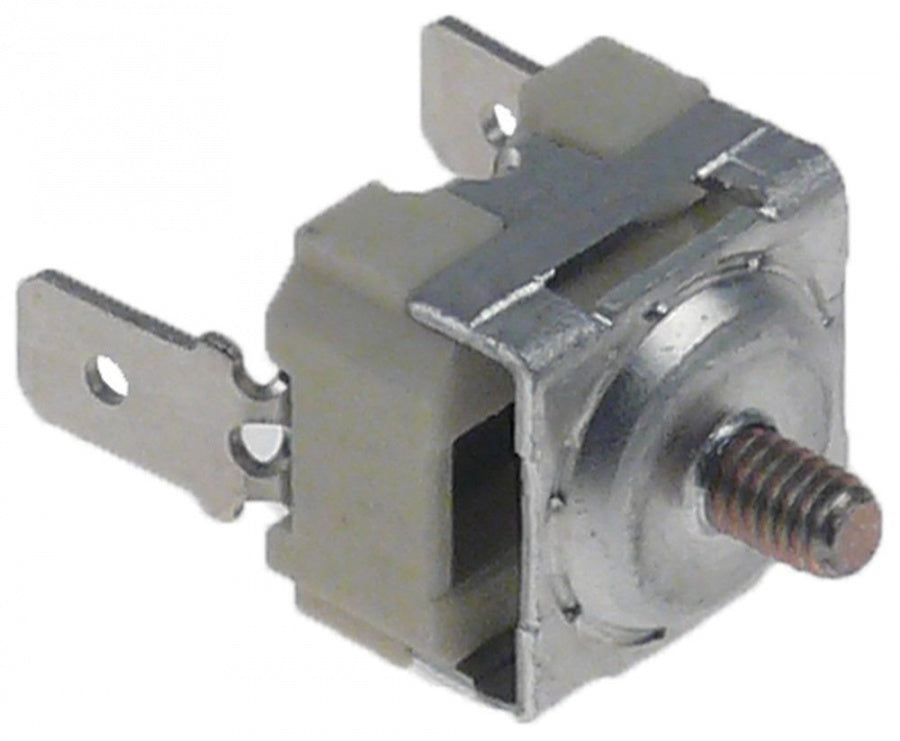 bi-metal thermostat switch-off temp. 140°C 1NC 1-pole connection F6,3 M4