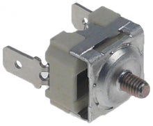bi-metal thermostat switch-off temp. 140°C 1NC 1-pole connection F6,3 M4