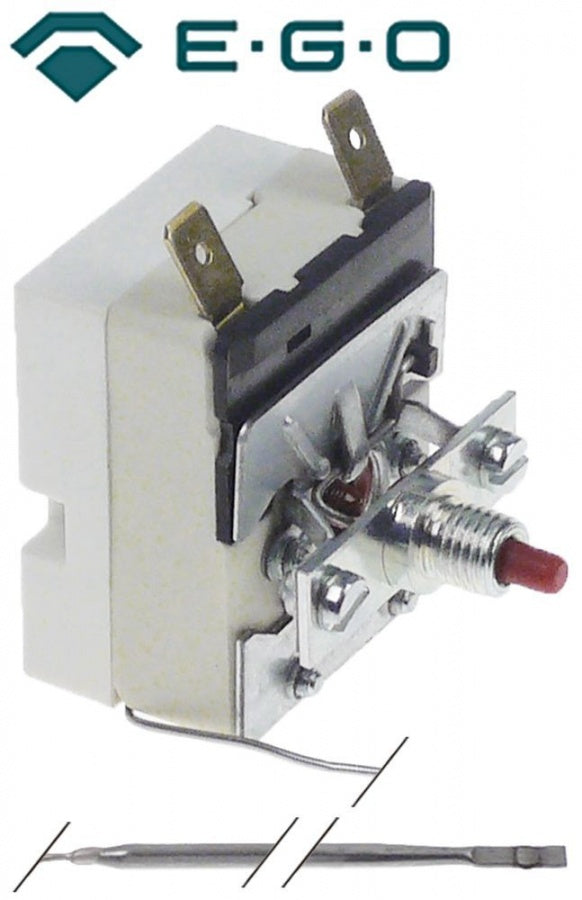 safety thermostat 132°C 1-pole NC probe ø 3mm probe length 245mm capillary pipe length 900mm