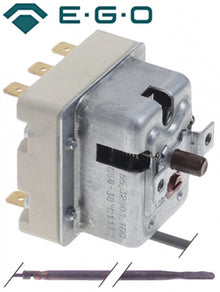 safety thermostat 658°C 3-pole 3NC probe ø 4mm probe length 160mm capillary pipe length 1210mm