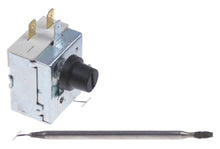 Termostat de siguranta fritueza 238°C, 1 NC, 16 A, senzor ø 5x100 mm, capilar L 1050 mm - 375941