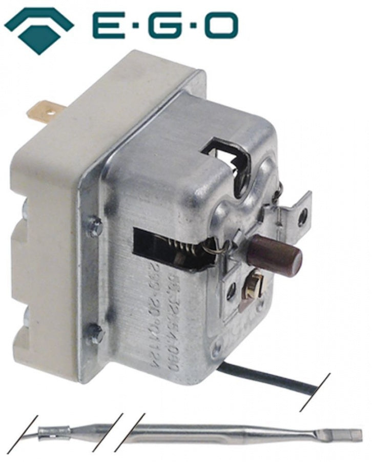 safety thermostat 299°C 1-pole probe ø 4mm probe length 123mm capillary pipe length 1500mm