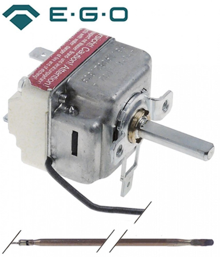 Termostat cuptor covrigi / pizza 90-470°C, contact 16 A, senzor ø 3,9 x 163 mm, capilar L 870 mm - 375945