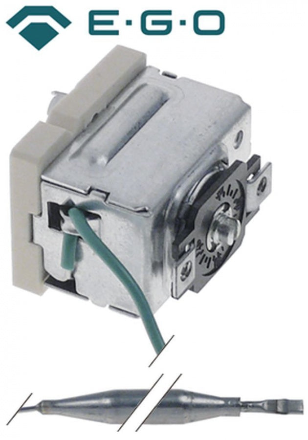 Termostat ax scurt 30-90°C, contact 1CO, 16 A, sonda ø 6 x 102 mm - 375948
