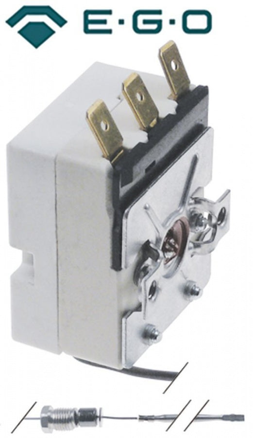 Termostat, temperatura maxima 109°C, 1 contact, senzor ø 3,03 mm, lungime senzor 198 mm - 375954