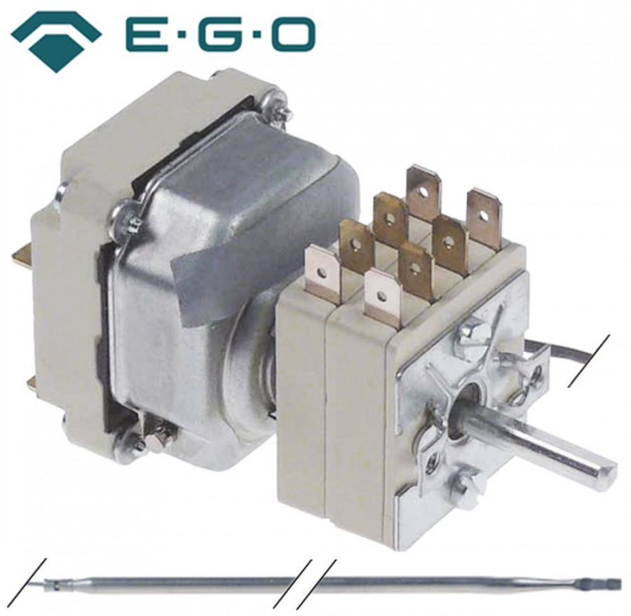 thermostat t.max. 306°C temperature range 56-306°C 3-pole 16A probe ø 6mm probe length 77mm