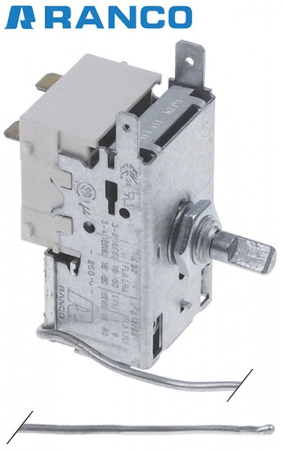 Termostat RANCO K55-L5106, capilar ø 2 mm. L 2500 mm - 375962