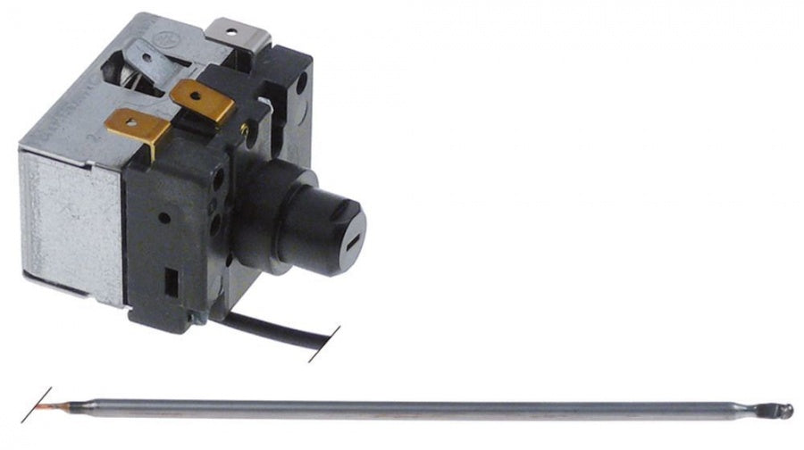 Termostat de siguranta 135°C, 1 CO, 16 A, probe, senzor 4 x 150 mm, capilar 1500 mm - 375969