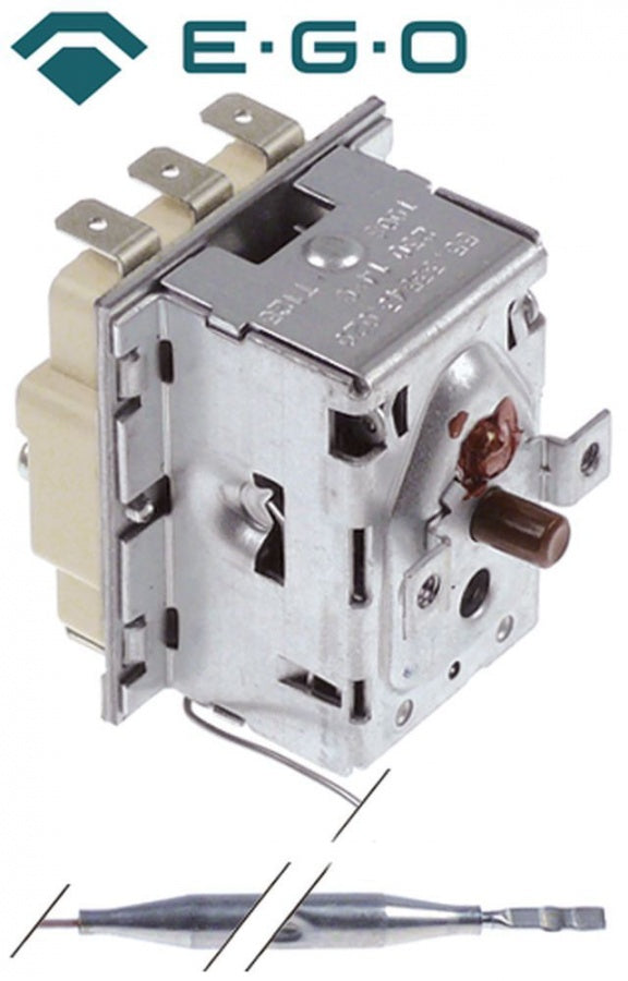 safety thermostat 260°C 3-pole 3NC probe ø 6mm probe length 87mm capillary pipe length 1770mm