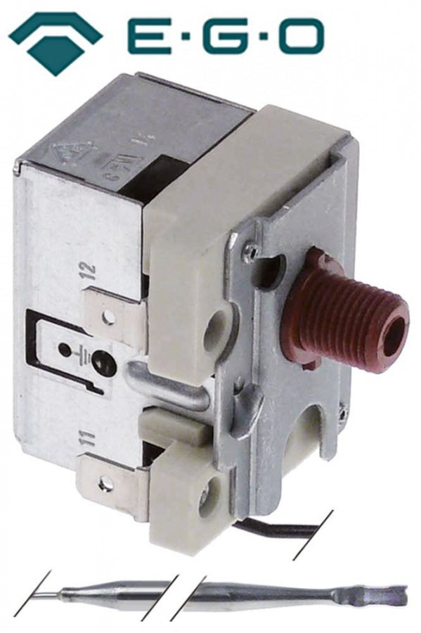 Termostat de siguranta 365°C, contact 20A, bulb ø 3,1 x 160mm, capilar 910mm