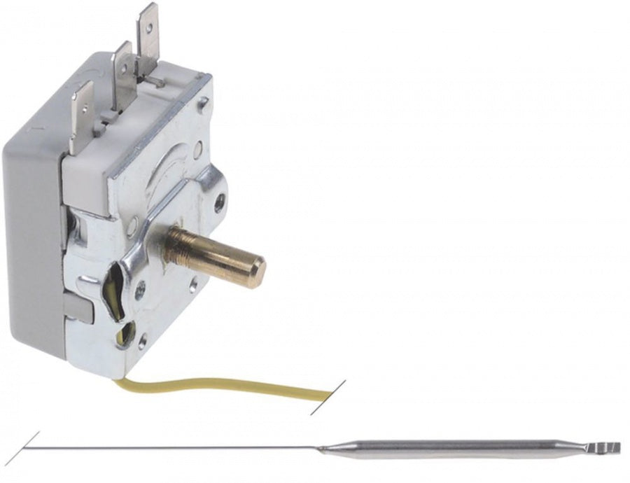 Termostat TECASA 30-120°C, contact in comutatie 1CO, 16A, bulb ø 6x92mm - 375975