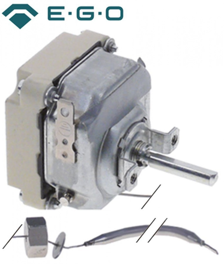 thermostat t.max. 116°C temperature range 29-116°C 1-pole 1NO probe ø 6mm probe length 241mm