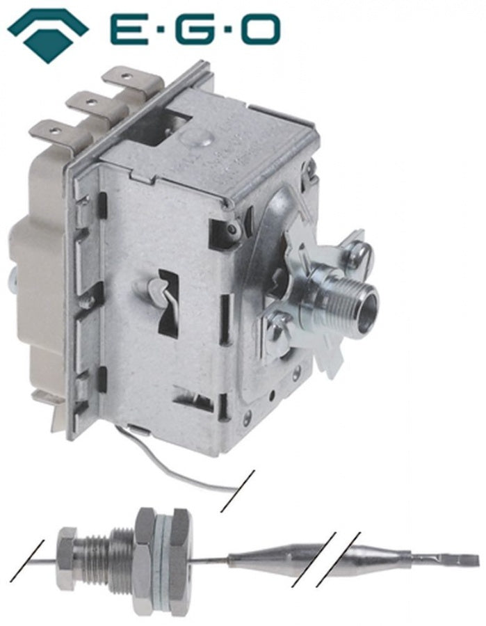 safety thermostat 230°C 3-pole 1NC probe ø 6mm probe length 75mm capillary pipe length 1780mm