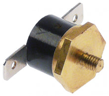 bi-metal thermostat switch-off temp. 120°C 1NC 1-pole 10A 250V connection F6,3