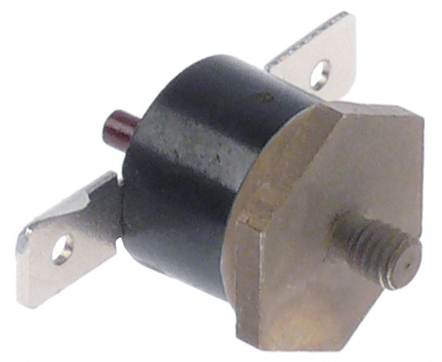 bi-metal safety thermostat switch-off temp. 165°C 1NC 1-pole 10A 250V connection F6,3