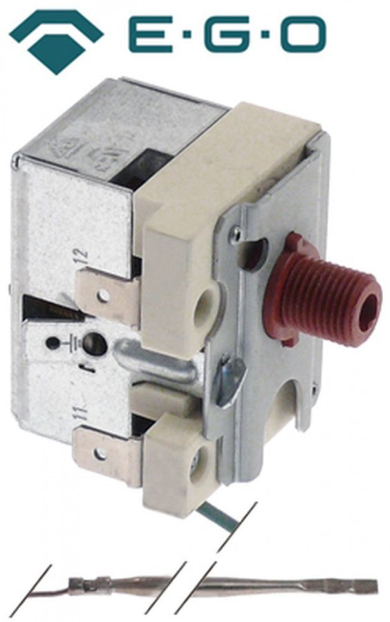 safety thermostat switch-off temp. 360°C temperature range 360-19°C 1NC 16A probe ø 3mm